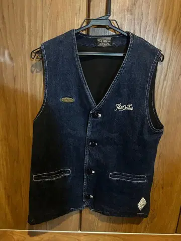 CRIMIE 클라이미 남성용 데님 베스트 사이즈 M 인디고