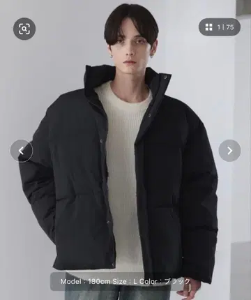 [ LUENNA ] 다운 자켓 블랙 L