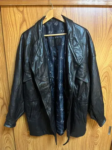 가죽 자켓 블랙