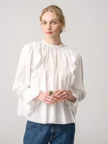 론 헤르만 washer ruffle 블라우스