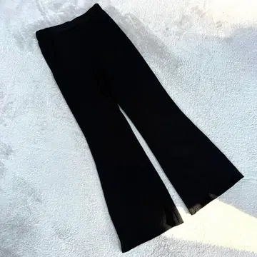 새상품 [ 클래식 엘프 ] ( S ) 플레어 팬츠 블랙 레이어드