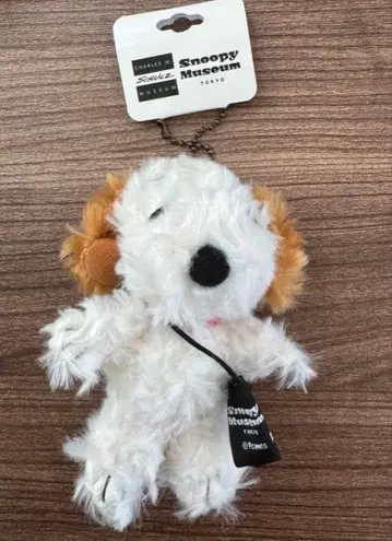 스누피 뮤지엄 한정판 미니 체인 봉제 인형 앤디 스트랩