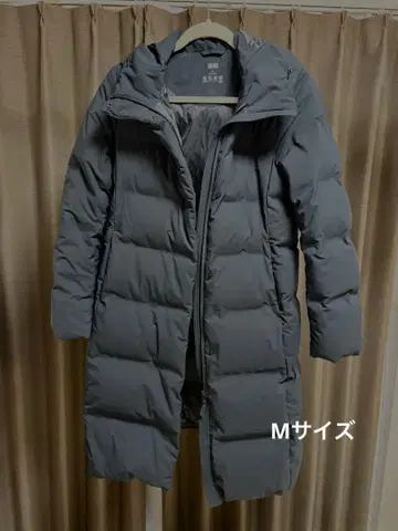 UNIQLO 심리스 다운 롱 코트 M