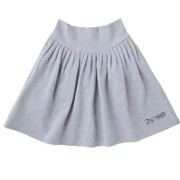 7171ni 로고 맨투맨 스커트 Gray