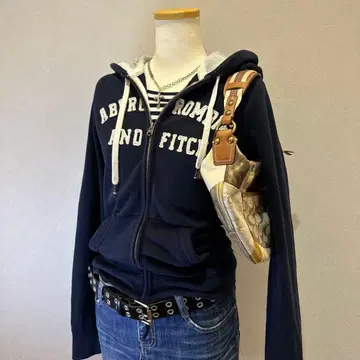 Abercrombie&Fitch 아카이브 로고 파커 Y2K