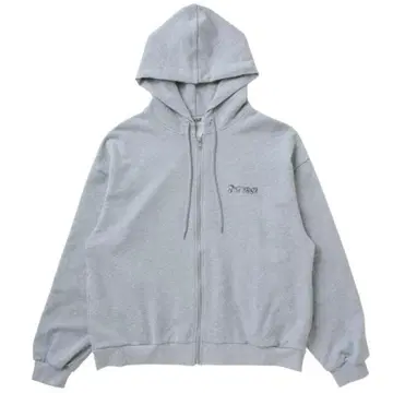 7171ni 로고 집업 후드티 Gray