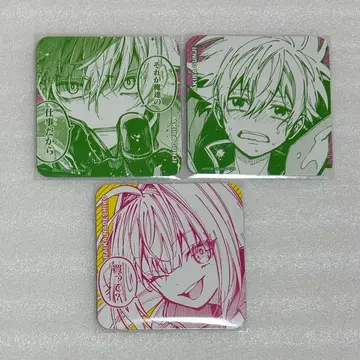 도쿄 에이리언즈 하오하오 카페 특전 코스터 군지 아키라 나데시코 라이카