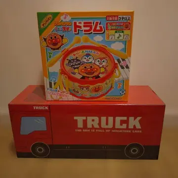 호빵맨 드럼 미니카 48대입 박스 세트