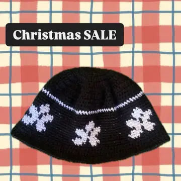 ChristmasSALE 크러셔 모자 버킷 햇 모자 니트 모자