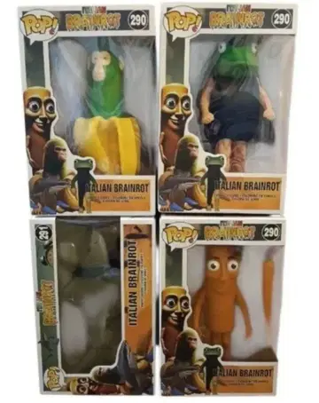 이탈리안 브레인로트 POP! 피규어 4체 세트