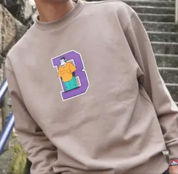 [ 미사용품 ] BEN DAVIS 데이비스 프린트 맨투맨