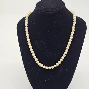 초커 타입 진주 목걸이 빈티지 액세서리