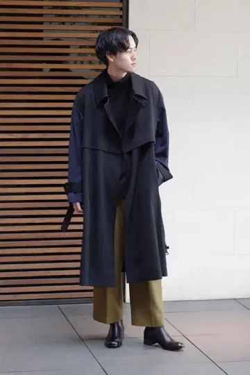 CULLNI 레이어드 트렌치코트