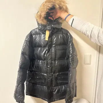 블랙 다운 자켓 L 사이즈