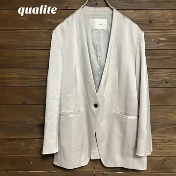 [칼리테] qualite 자켓 광택감 드레이프감 M