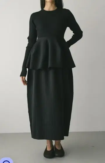 택 포함! STYLEMIXER 도킹 형태 니트 원피스