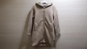 REI RISEE 브라운 후드 부착 퀼트 자켓 US/S JP/M