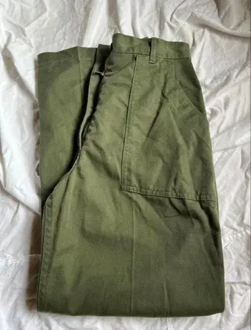 구제샵 구매 영국군 퍼티그 팬츠