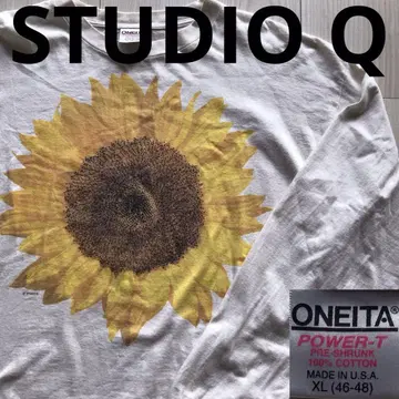 28 STUDIO Q 해바라기 90년대 빈티지 롱 T 해바라기