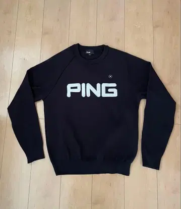 PING 스웨터 M 사이즈 빅 로고