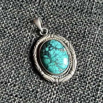 터콰이즈 펜던트 헤드 실버 925
