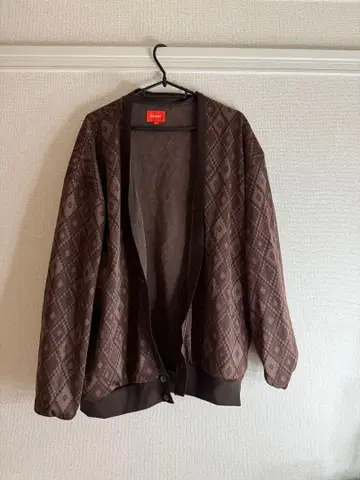 BEAMS 브라운 가디건 M 사이즈