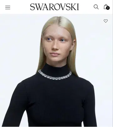 무료배송 미사용 새상품 스와로브스키 목걸이