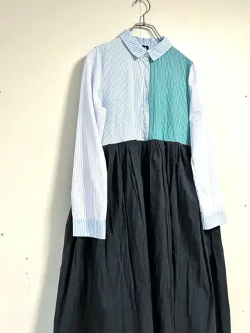 REMAKE 리메이크 원피스 절개 셔츠