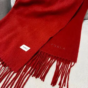 FURLA 보르도 와인 레드 캐시미어 스톨