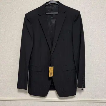 [ 새상품 ] 꼼사맨 스트라이프 테일러드 자켓 44 블랙 2B