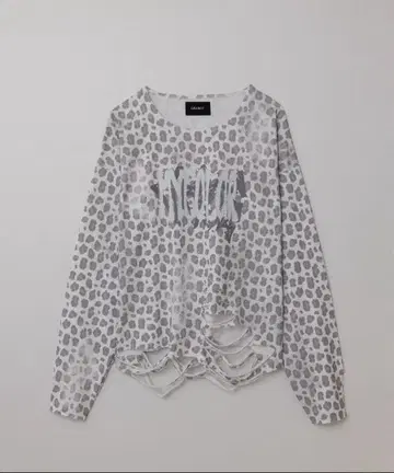 GRANCY / 올 패턴 큐빅 그래픽 롱 T