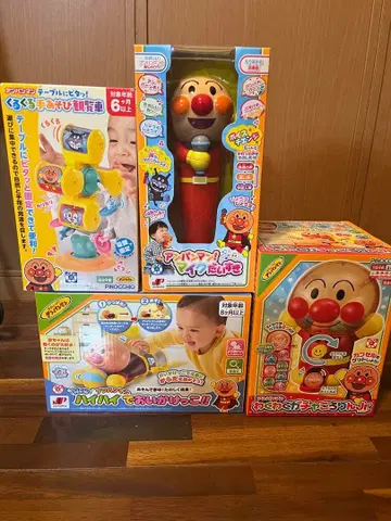 [ 미개봉 새상품 미사용 ] 호빵맨 완구 4개 묶음 판매