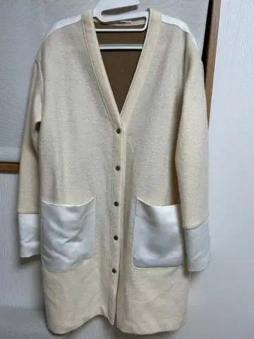 DIRECTOIRE 컬러 블록 롱 코트 38