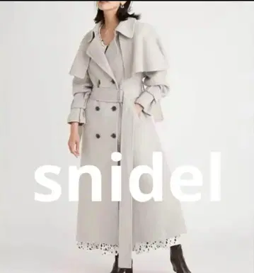 snidel 리버 케이프 코트