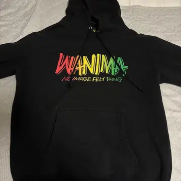 WANIMA 블랙 후드티 L