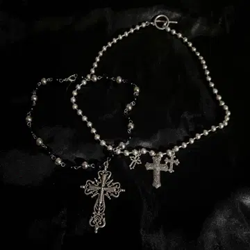cross necklace opium vkei y2k swag 묶음 판매