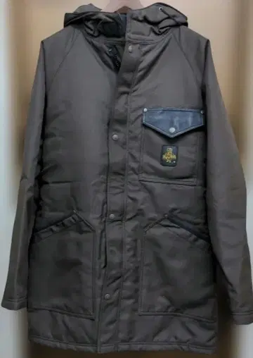 RefrigiWear 꼼사데모드멘 콜라보 브라운 방한 코트 미사용 새상품