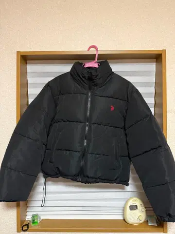 polo 블랙 다운 자켓