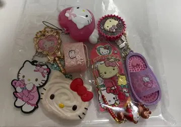 산리오 키티 가챠가챠 세트