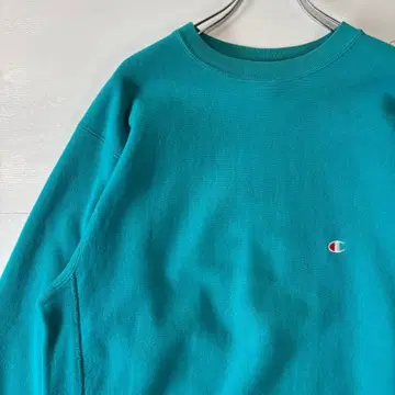 USA 챔피온 리버스 위브 맨투맨 트레이닝복 자수 로고 XL