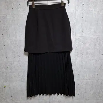 STYLEMIXER 티어드 플리츠 스커트