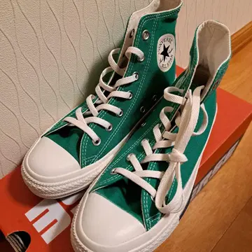 CONVERSE ALL STAR 워시드 캠퍼스 그린 하이컷