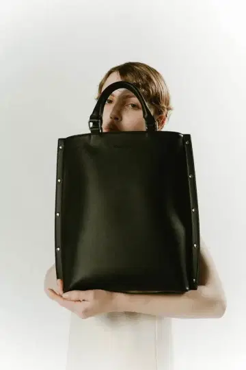 Knuth Marf side studs leather bag