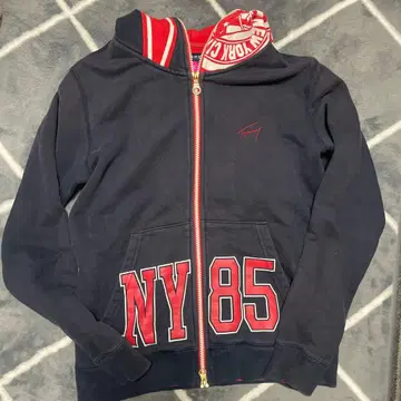 TOMMY NY 85 후드티 네이비/레드