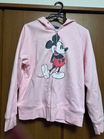 미키 귀 후드 부착 후드티