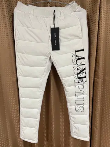 LUXE PLUS 화이트 패디드 팬츠