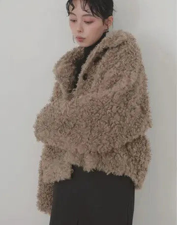 푸들 퍼 블루종 스탠드 블루종 베이지 /hellam 같은 형태