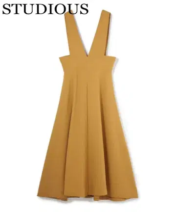 새상품급 STUDIOUS 스튜디오스 턱 플레어 오버롤 스커트 2