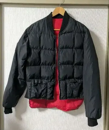 Pioneer 빈티지 다운 자켓 블랙