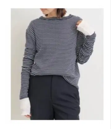 라빠르망 Border Rib Longsleeve T-sh